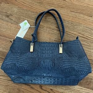 Le Miel Vegan Navy Handbag